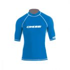 Cressi rash guard for men blue - short sleeves XXL