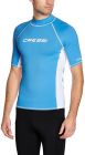 Cressi rash guard for men blue - short sleeves XXL