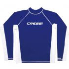 Cressi rash guard for men - long sleeve blue L