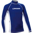 Cressi rash guard for men - long sleeve blue XL
