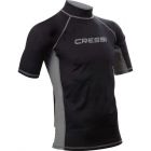 Cressi rash guard for men - short sleeve black L