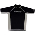 Cressi rash guard for men - short sleeve black L