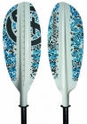 Feelfree angler paddle fiberglass 2 piece 240 cm blue camo