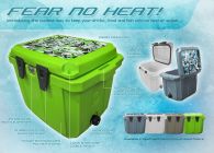 Feelfree Cooler 45L lime camouflage