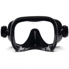 Frameless silicone diving Mask Mica black