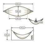 La Siesta hammock Caribena purple