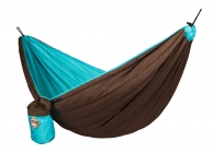 La Siesta quilted travel hammock Colibri Turquoise