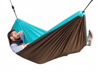 La Siesta quilted travel hammock Colibri Turquoise