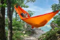 La Siesta travel hammock Colibri orange