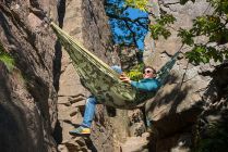 La Siesta travel hammock for two Colibri camo forest