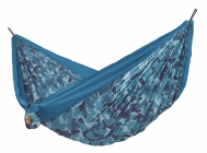 La Siesta travel hammock for two Colibri camo river