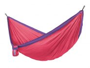 La Siesta travel hammock for two Colibri fuchsia