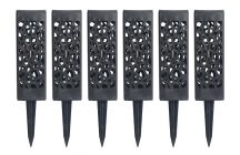 LED solar garden lights 6 pieces