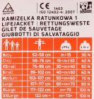 Life jacket Aquarius orange S 60N