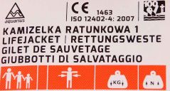 Life jacket Aquarius orange S 60N