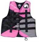 Life jacket Jet Ski Deluxe Nylon 50N pink L
