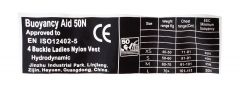 Life jacket Jet Ski Deluxe Nylon 50N pink S