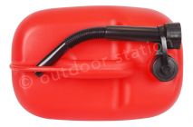 PVC petrol and fuel transfer tank - canister with tube 20l