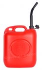 PVC petrol and fuel transfer tank - canister with tube 20l
