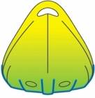 Recreational single sit on top kayak Feelfree Nomad melon