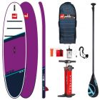 Red Paddle Co SUP board 10'6'' Ride Purple + Angle HYBRID carbon Paddle