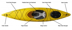 Sit in touring kayak Feelfree Aventura v2 110 yellow
