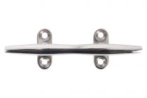 Stainless steel open base boat cleat - bollard 125x42x26mm