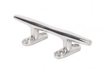 Stainless steel open base boat cleat - bollard 125x42x26mm