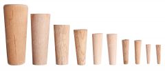 Wooden conical plugs