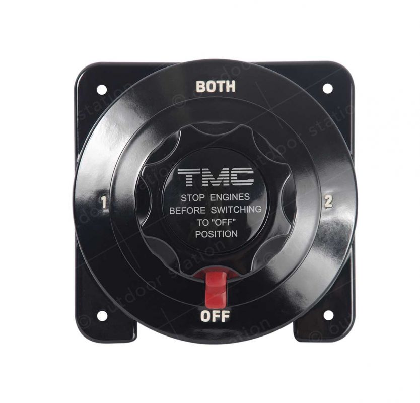tmc battery switch for two batteries black