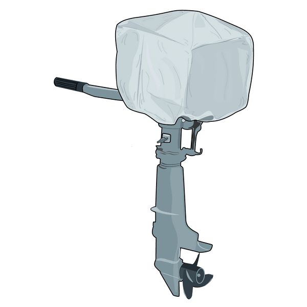 trem cover for outboard motor