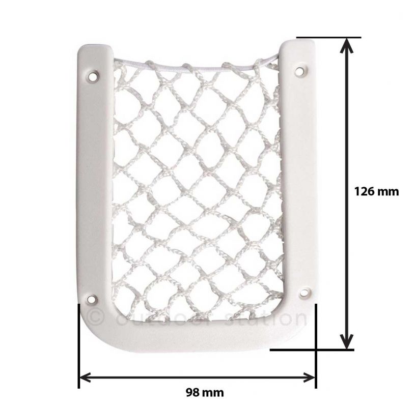 Universal mesh for storing small things 126 X 98 mm white