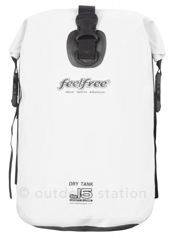 Waterproof backpack Feelfree Dry Tank 15L white