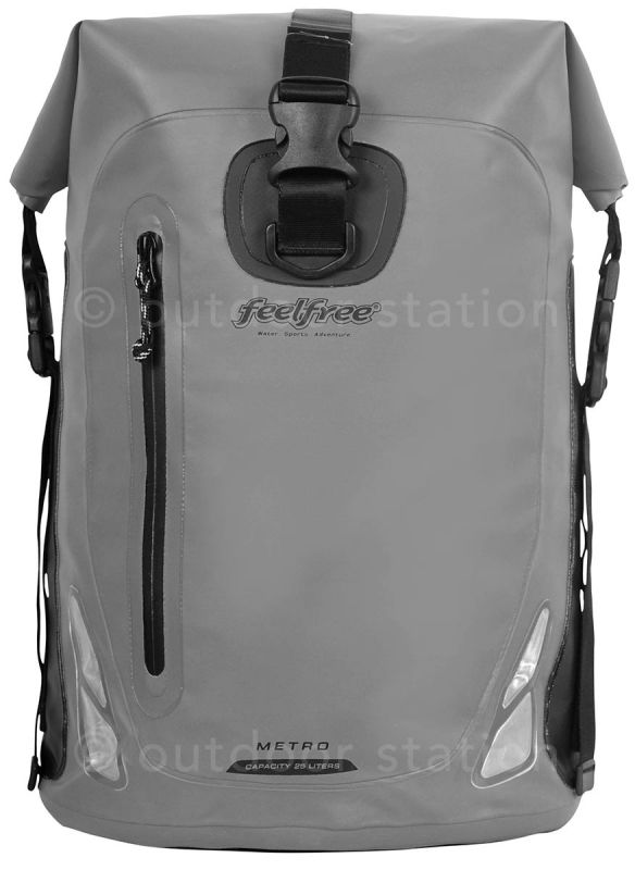 Waterproof motorcycle backpack Feelfree Metro 25L grey