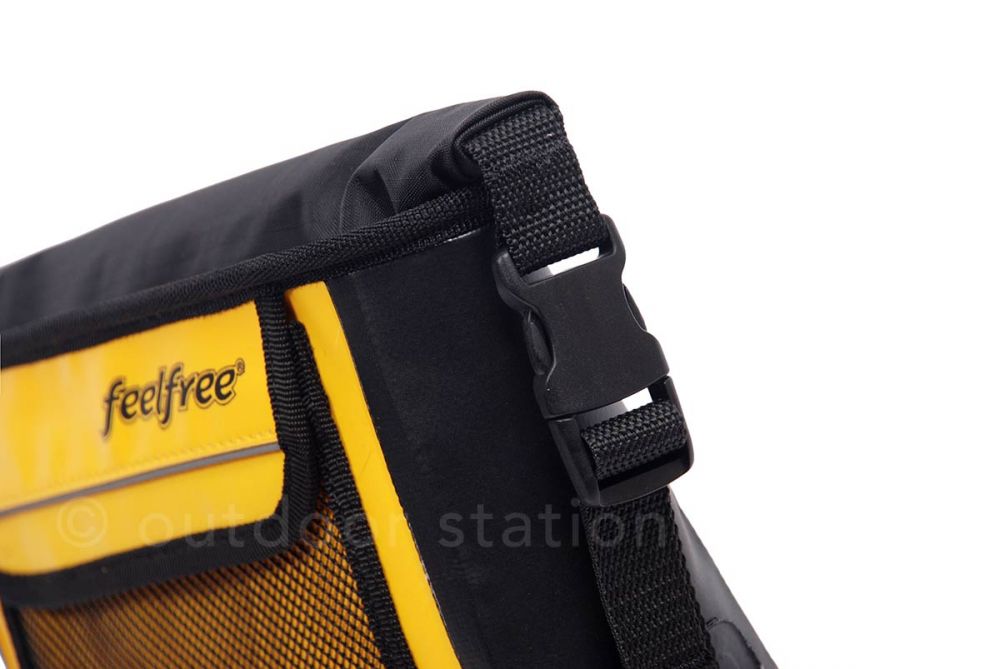 Waterproof shoulder crossbody bag Feelfree Jazz 2L Yellow