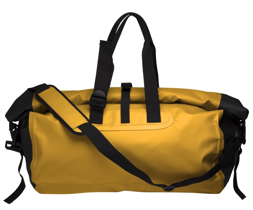 yellow waterproof travel bag