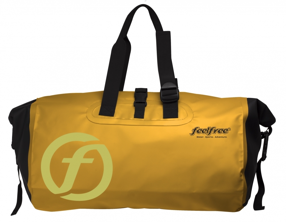 yellow waterproof travel bag