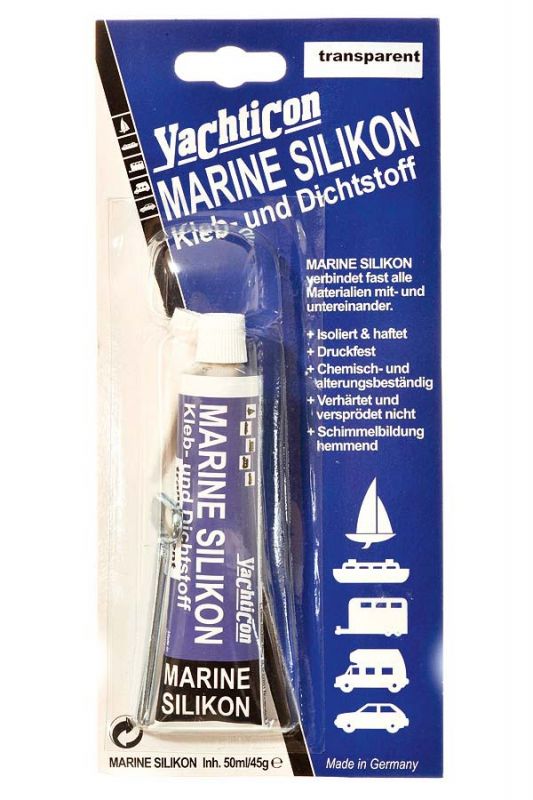 yachticon marine silicone tube clear 50g