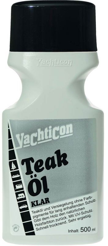 Yachticon teak oil clear 500 ml